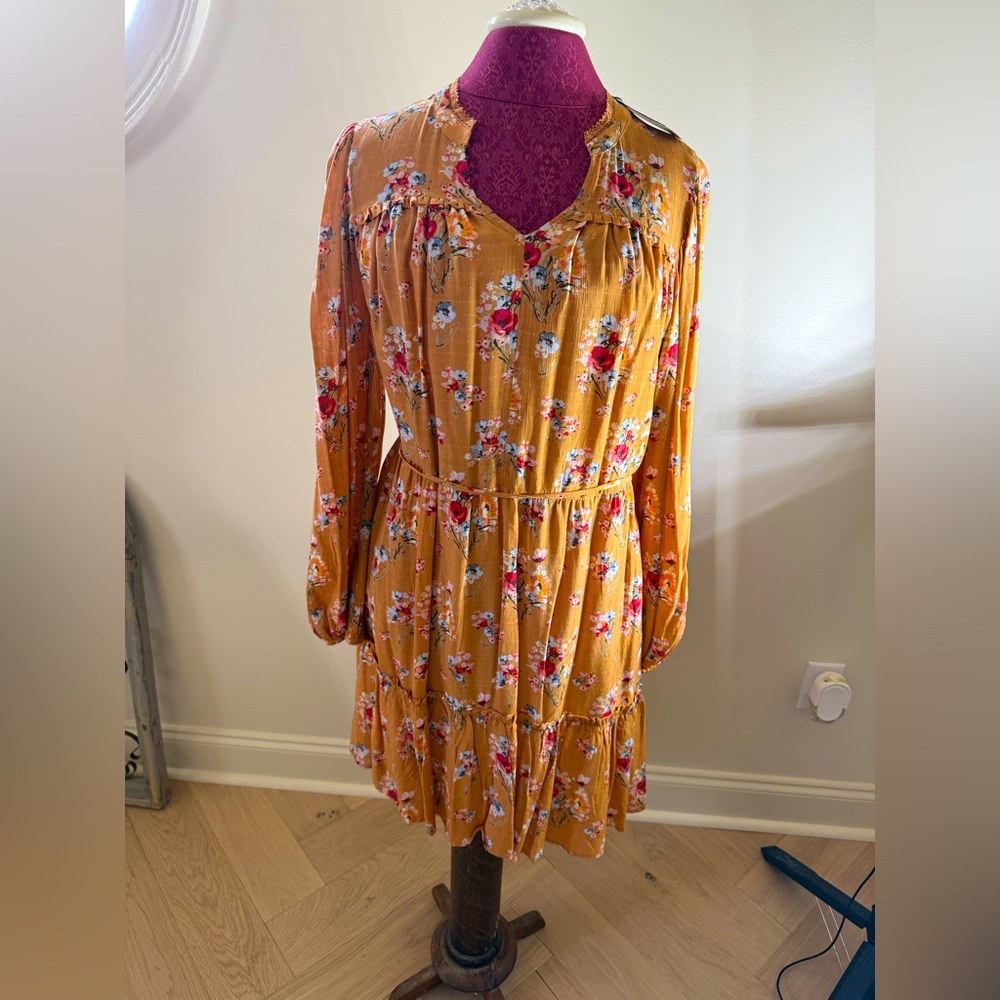 Floral Long Sleeve Dress-Matilda Jane